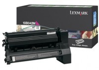 ORIGINALE Lexmark toner magenta 10B042M 15000 pagine