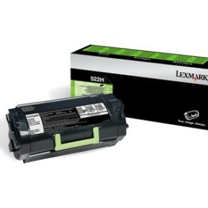 ORIGINALE Lexmark toner nero 522H 52D2H00 25000 pagine cartuccia di stampa riutilizzabile