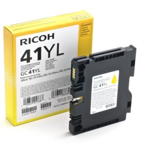 ORIGINALE Ricoh cartuccia gelo giallo GC41YL 405768 600 pagine