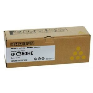 ORIGINALE Ricoh toner giallo 408187 SP C360HEY 5000 pagine