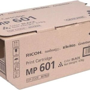 ORIGINALE Ricoh toner nero 407824 MP601BK 25000 pagine