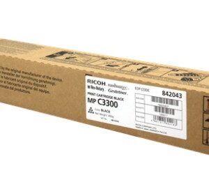 ORIGINALE Ricoh toner nero 842043 MP C3300BK 20000 pagine