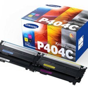 ORIGINALE Samsung Multipack nero / ciano / magenta / giallo CLT-P404C SU365A rainbow kit