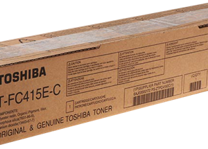 ORIGINALE Toshiba toner ciano T-FC415EC 6AJ00000172 33600 pagine