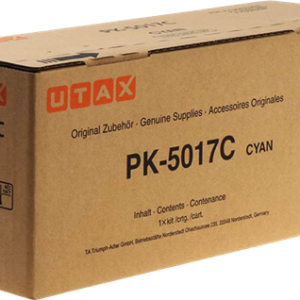 ORIGINALE Utax toner ciano PK-5017C 1T02TVCUT0 6000 pagine