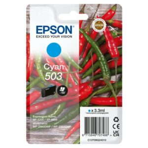 ORIGINALE Epson Cartuccia d'inchiostro ciano C13T09Q24010 503 165 pagine 3,3ml