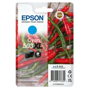 ORIGINALE Epson Cartuccia d'inchiostro ciano C13T09R24010 503 XL 470 pagine 6,4ml