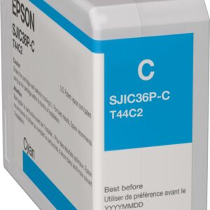 Originale Epson SJIC36P Cyan Cartucho de Tinta Original - C13T44C240/SJIC36P(C)