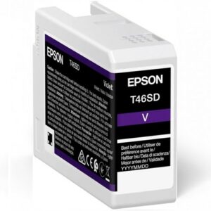 ORIGINALE Epson Cartuccia d'inchiostro Violetto C13T46SD00 T46SD 25ml