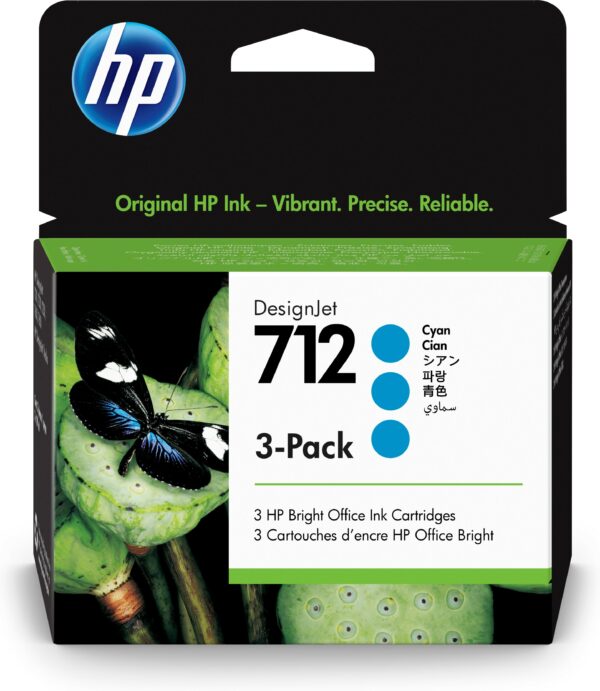 ORIGINALE HP Multipack ciano 3ED77A 712