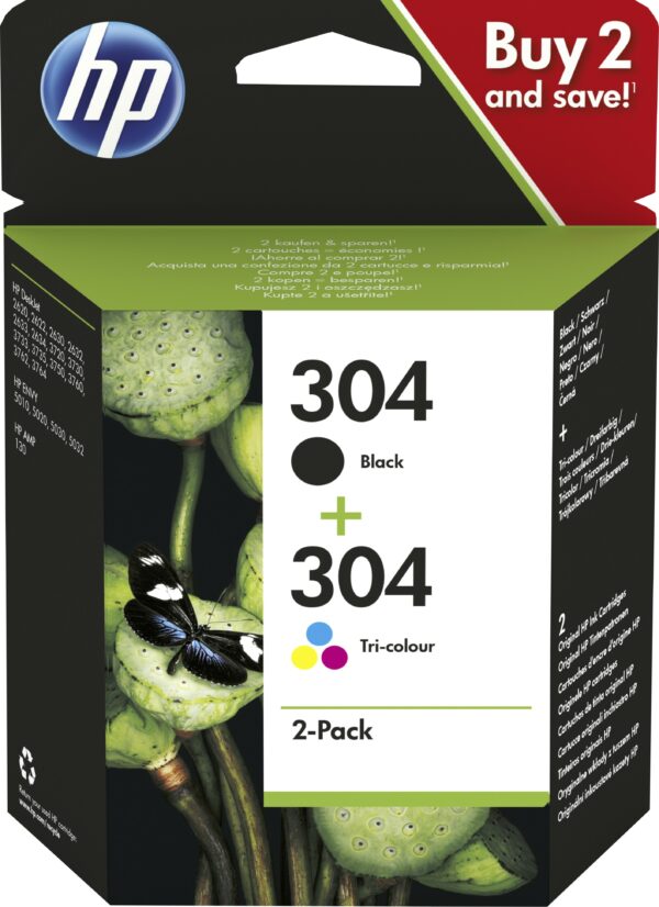 Originale Ink Hp 304 Multipack Cmyk