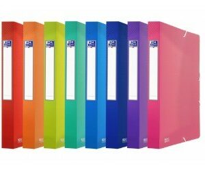 Oxford 400146995 raccoglitore 300 fogli Blu, Azzurro, Colore menta, Arancione, Rosa, Viola, Rosso Polipropilene (PP)