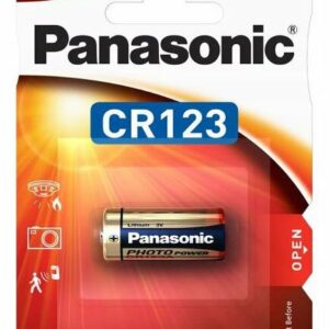 PANASONIC PILA PER MACCHINE FOTOGRAFICHE 3V PACCO DA 1 PZ CR123A