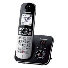 PANASONIC TELEFONO CORDLESS TG6861 GRIGIO/NERO