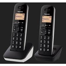 PANASONIC TELEFONO CORDLESS TGB612 DUO NERO/BIANCO