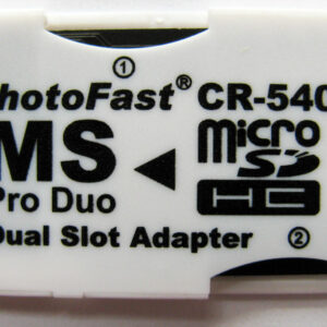 PHOTOFAST ADATTATORE MEMORY STICK PRO DUO CON 2 INGRESSI MICRO SD CR-5400