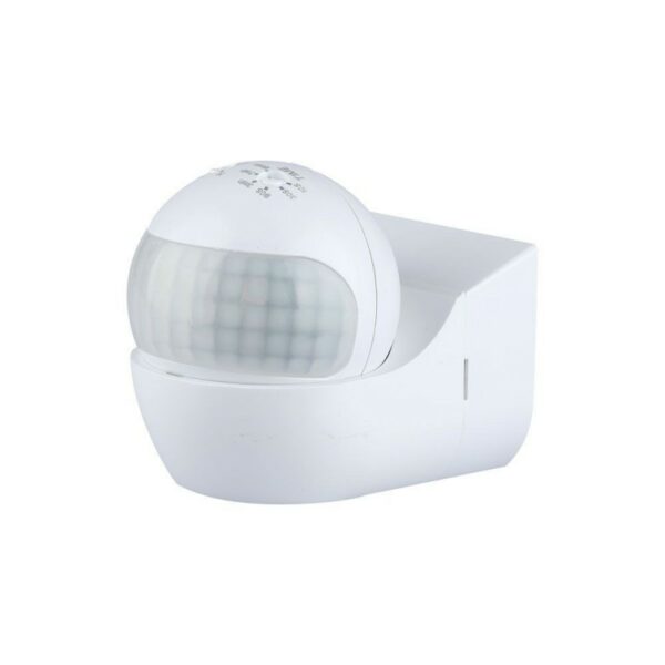 PIR Wall Sensor with Moving Head White