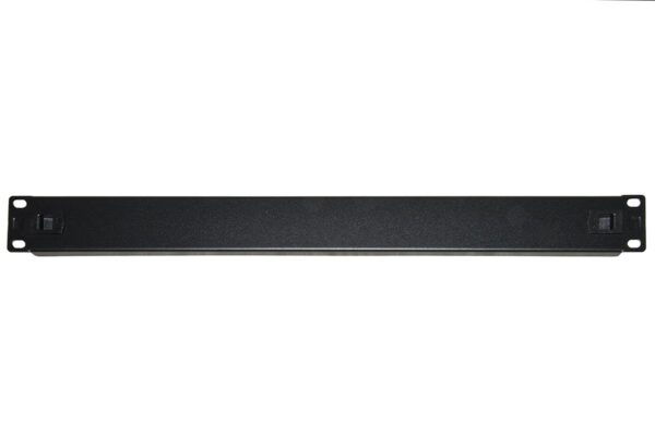 Pannello Cieco 1 Unita' Per Armadi Rack 19" Colore Nero Chiusura A Scatto