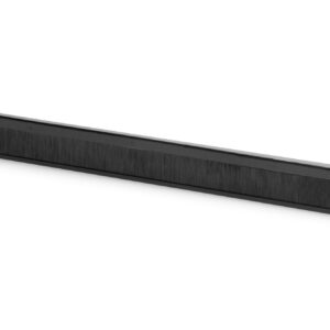 Pannello Di Chiusura Armadio Rack Con Foro Entrata Cavi Protetto Da Spazzola Colore Nero 1U