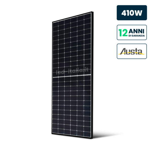 Pannello Solare Fotovoltaico AUSTA da 410W Black Frame 1722x1134x35mm