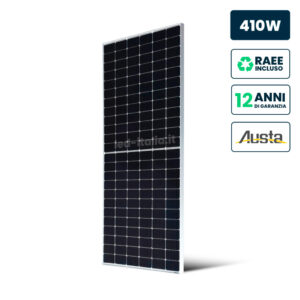 Pannello Solare Fotovoltaico AUSTA da 410W Silver Frame 1722x1134x35mm