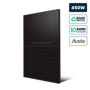 Pannello Solare Fotovoltaico AUSTA da 450W Full Black 1903x1134x35mm