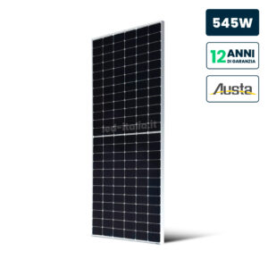 Pannello Solare Fotovoltaico AUSTA da 545W Silver Frame 2279x1134x35mm