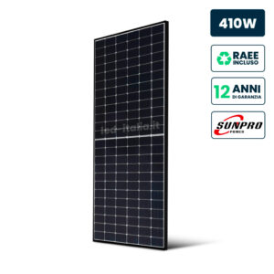 Modulo Fotovoltaico SUNPRO TIER-1 da 410W Black Frame 1724x1134x30mm