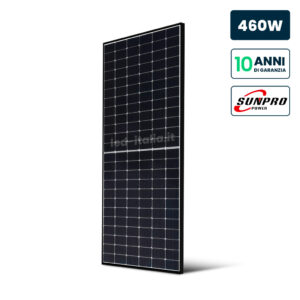 Pannello Solare Fotovoltaico SUNPRO TIER1 da 460W Black Frame 2094x1038x35mm