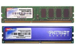 Patriot Ram Dimm 4Gb Ddr3 1333Mhz