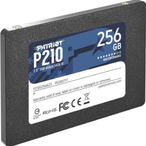 Patriot Ssd P210 256Gb Sata3 6Gb/S 2,5 500/400 Mb/S