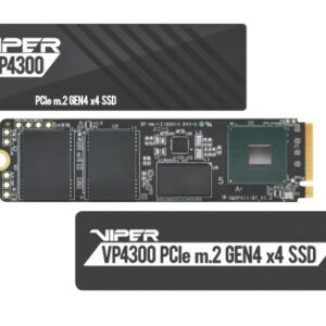 Patriot Ssd Viper Vp4300 2Tb M2 2280 Pcie Gen4X4, 7400Mbs/6800Mbs R/W