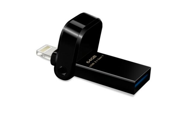 Pendrive 64GB ADATA AI920 per Apple (black)