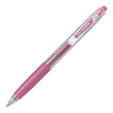 Penna a Sfera Pilot SuperGrip Retrattile - Punta Rotonda 1.0mm - Linea 0.27mm - Inchiostro Olio - Impugnatura Ergonomica - Colore Rosa