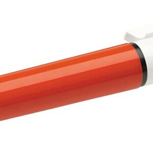 Penna a sfera retrattile originale Bic 4 colori, punta da 0,8 mm, tratto da 0,36 mm, inchiostro a base di olio, fusto arancione/bianco, 4 colori