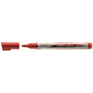 Pennarello Bic Velleda Tank Whiteboard - Linea 2,3 mm - Punta ogivale - Inchiostro a base alcolica - Cancellazione ottimale - Colore rosso