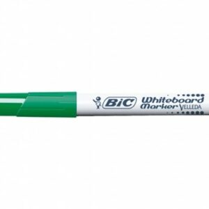 Pennarello per lavagna bianca Bic Velleda 1741 - Punta da 4,5 mm - Linea da 1,4 mm - Inchiostro a base di acetone - Cancellazione ottimale - Lunga durata - Colore verde