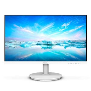 Philips Monitor 23,8 Led Ips 16:9 Fhd 4Ms 250 Cdm, Inclinabile, Vga/Hdmi, Multimediale, Bianco