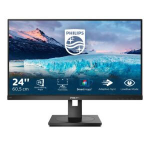 Philips Monitor 23,8 Led Ips 16:9 Fhd Vga/Dvi/Dp/Hdmi Pivot Multimediale