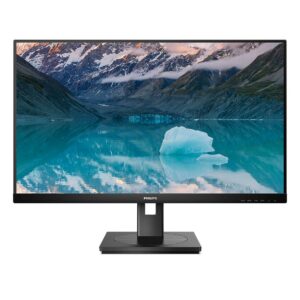 Philips Monitor 23,8 Wled Va 16:9 Fhd 4Ms, Vga/Dvi/Dp/Hdmi, Hub Usb, Pivot, Multimediale