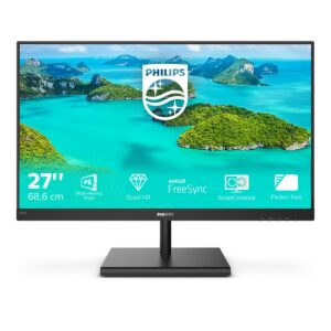 Philips Monitor 27 Ips 16:9 2560X1440 4Ms 250 Cdm Vga/Dp/Hdmi