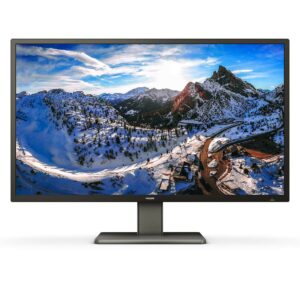 Philips Monitor 42,5 Led Va 16:9 4K Uhd 4Ms 400 Cdm, Dp/Hdmi Hub Usb-C, Pivot, Multimediale