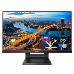 Philips Monitor Touch 23,8 Led Ips 16:9 Fhd 4Ms 250 Cdm, Vga/Dp/Hdmi, Pivot, Multimediale