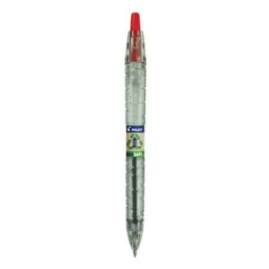 Pilot B2P Ecoball Penna a Sfera Retrattile BeGreen - Punta Rotonda 1mm - Linea 0.27mm - 86.64% Plastica Riciclata - Ricaricabile - Colore Nero