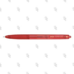 Pilot B2P Ecoball Penna a Sfera Retrattile BeGreen - Punta Rotonda 1mm - Linea 0.27mm - 86.64% Plastica Riciclata - Ricaricabile - Colore Rosso