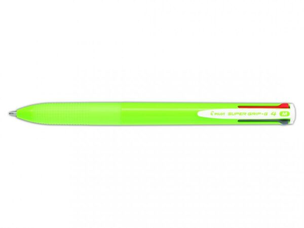 Pilot Super Grip G Nero, Blu, Verde, Rosso