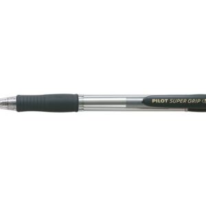 Pilot Super Grip Medium Nero Penna a sfera retrattile a clip Medio 1 pz