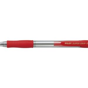 Pilot Super Grip Medium Rosso Penna a sfera retrattile a clip Medio 1 pz