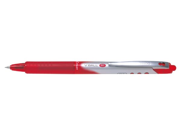 Pilot V-Ball RT 07 Penna retrattile a clip Rosso