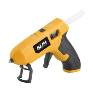 Pistola silicone Blim Battery - Design compatto ed ergonomico - Colore giallo